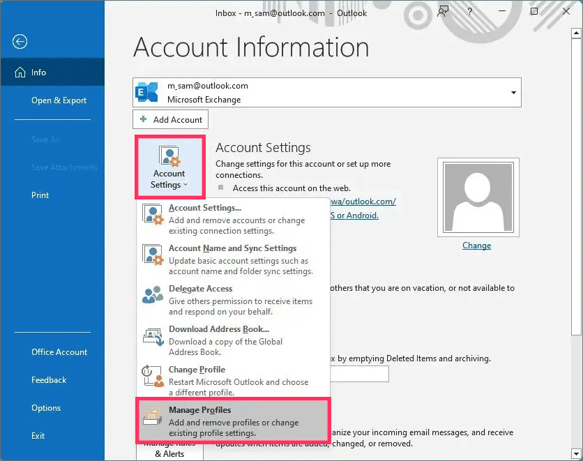 4-outlook-manage-profiles-option