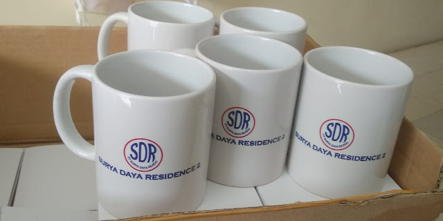 Sablon Gelas atau Mug Souvernir