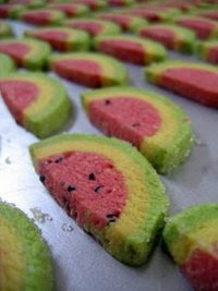 Watermelon Cookies