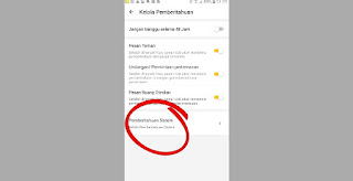 Cara Menghapus Notifikasi Hago