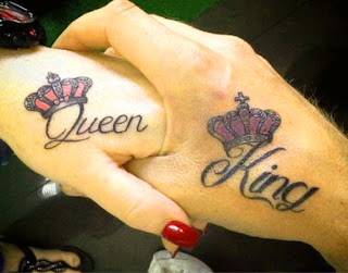 king-queen tattoo dp