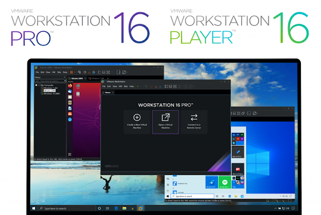 صورة لبرنامج "VMware Workstation Pro 16 "