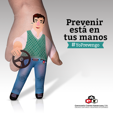 Cervecería Centro Americana, S.A. presenta su campaña: Prevenir está en tus manos