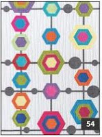 Hexi Network from Modern Art Quilts book