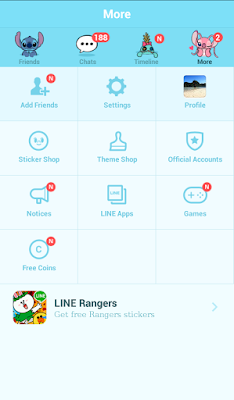 Stitch Official Tema Line Android