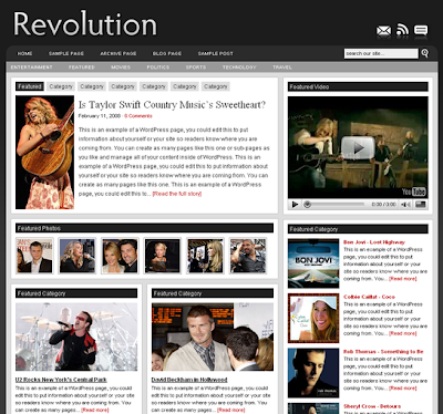 Revolution Pro Media Theme.