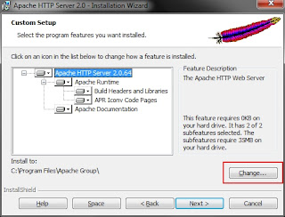 instalasi web server apache windows 7