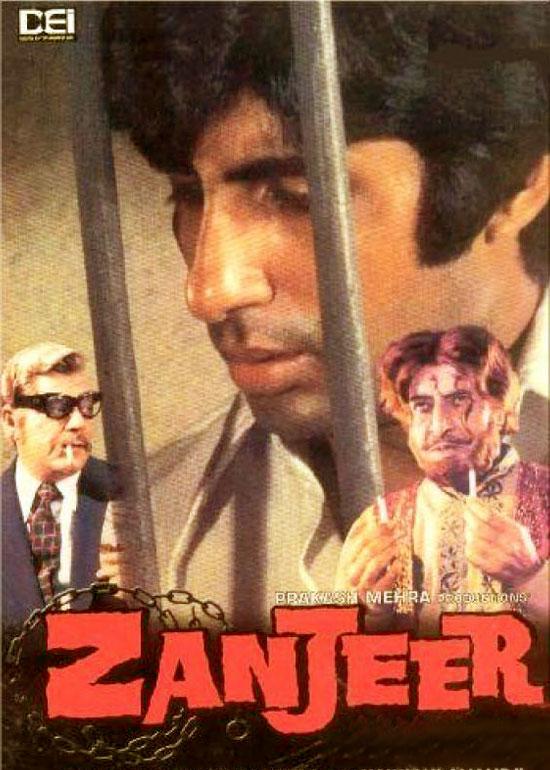 Poster Of Hindi Movie Zanjeer (1973) Free Download Full New Hindi Movie Watch Online At worldfree4u.com