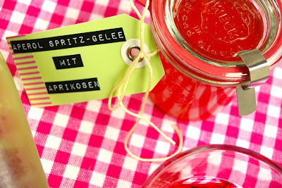 Aperol Spritz-Gelee mit Aprikosen