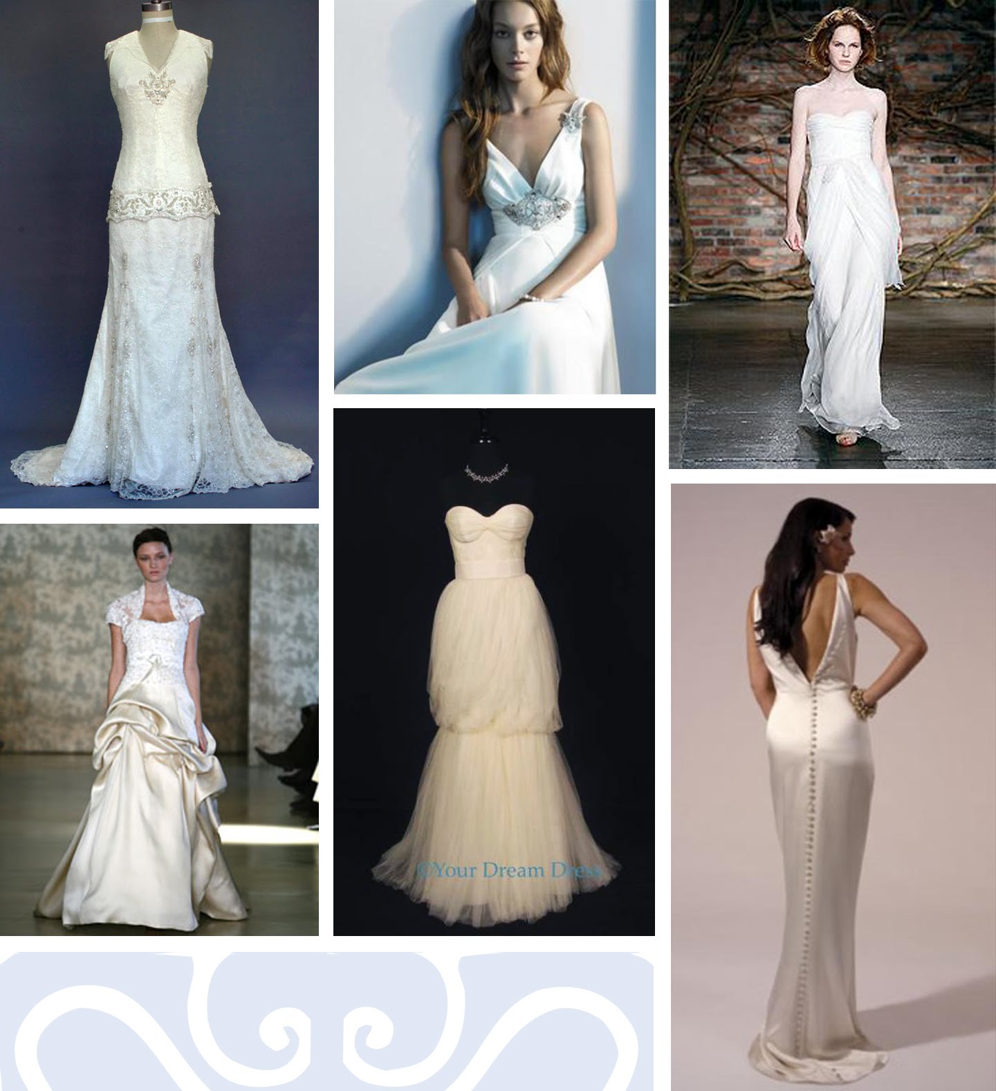 Old Hollywood Style Wedding Dresses