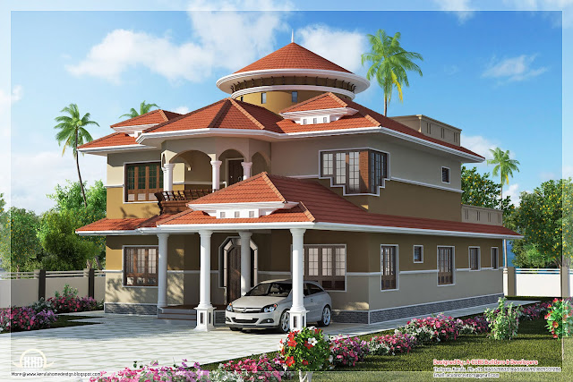 Beautiful dream home design in 2800 sq.feet - Kerala home design 