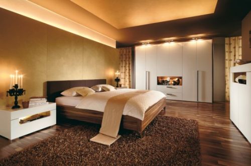 Modern interior decoration bedroom contemporary style luxury bed-12