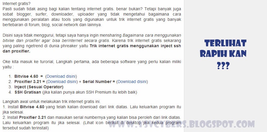 Trik Copas Artikel Dari Internet Dengan Rapih Pada Office 