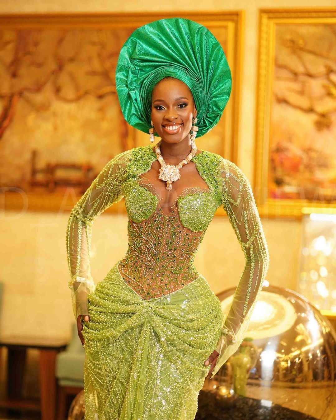 New gele styles that will make a bride the talk of the town