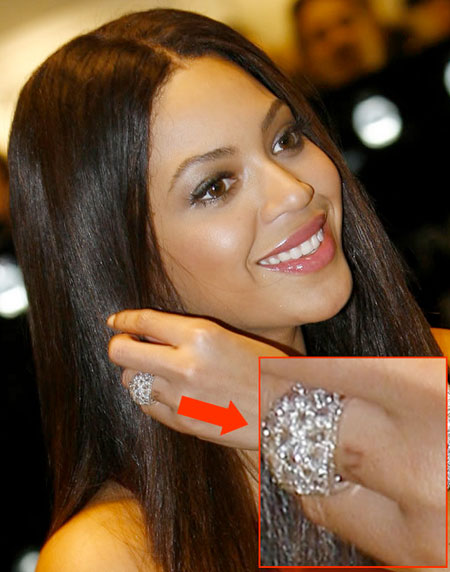 Beyonce wedding ring tattoo