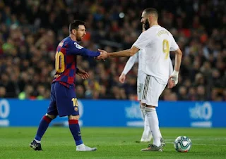 Real Madrid star Karim Benzema beat Barcelona ace Lionel Messi to Liga award