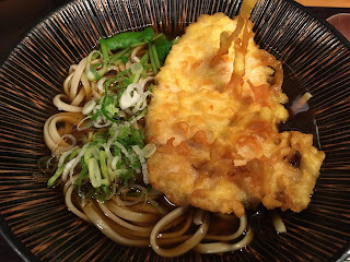 Bowl of soba noodles in Shibuya