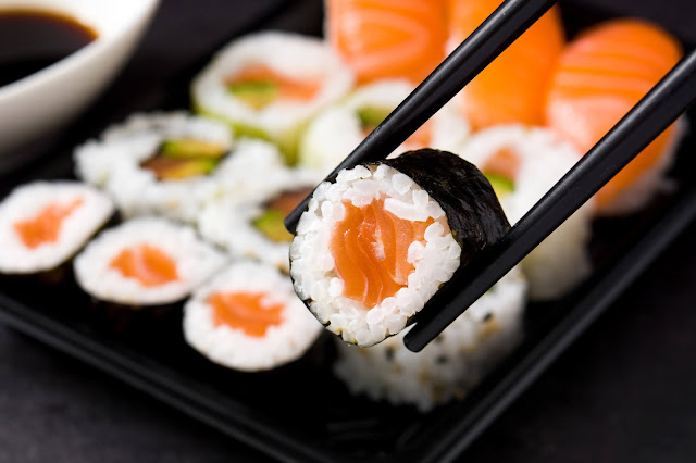 receita de sushi fácil