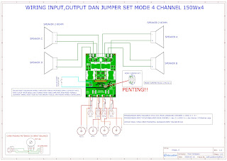 Wiring Pemasangan Setting KIT Amplifier TPA3255 by WER