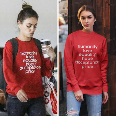 Mila Kunis Pride List Red Sweatshirt