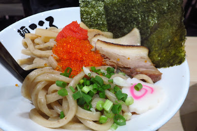 Menya Kokoro, mentai tsukesoba noodles