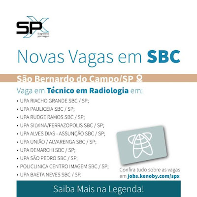 Vagas Radiologia SP