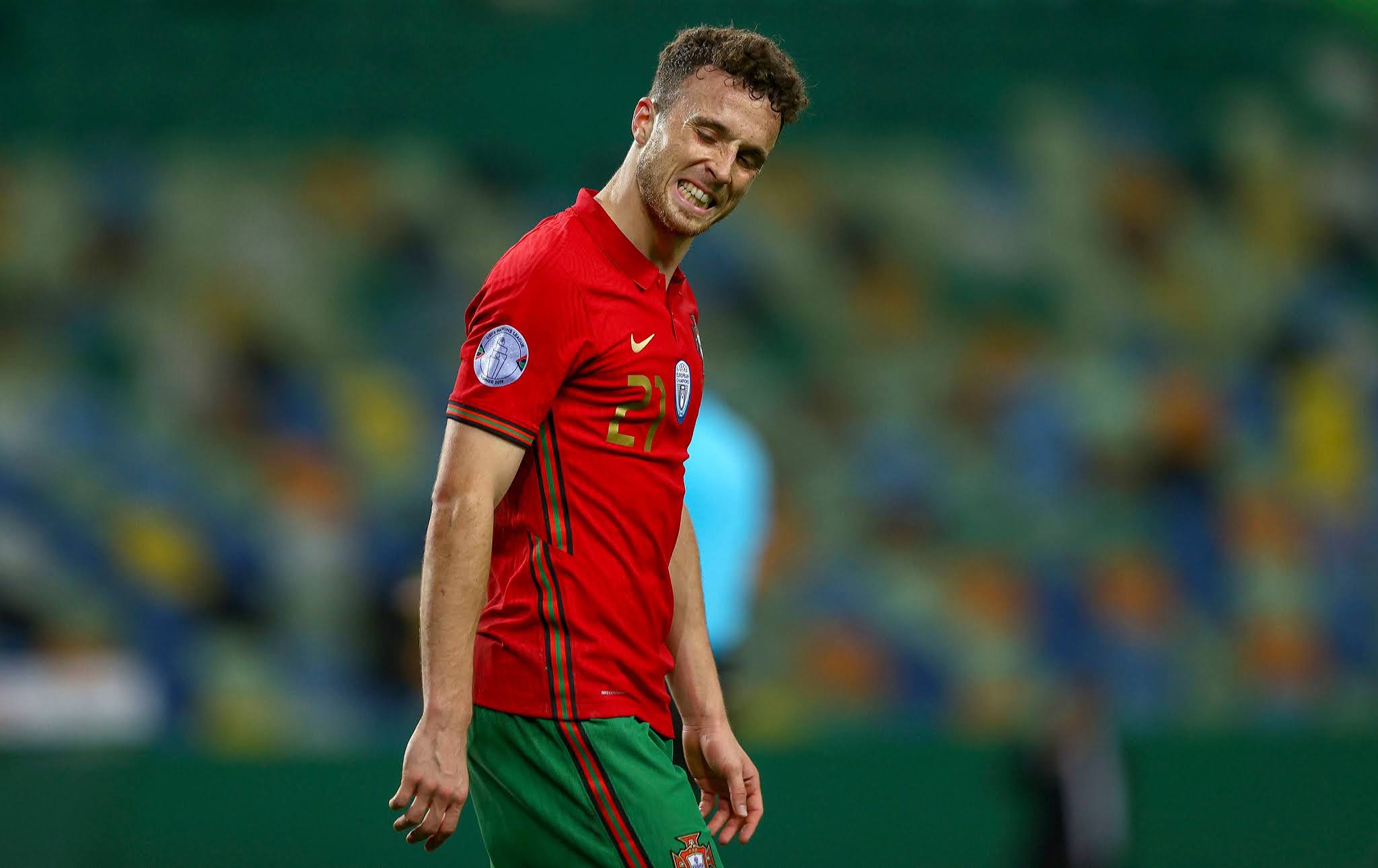 Diogo Jota shone against Sweden scoring two goals and providing an assist