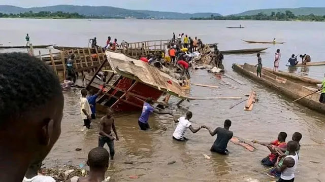 58 dead after boat capsizes in Central Africa