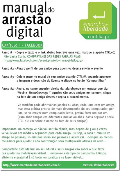 arratão digital facebook