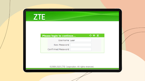 Cara Mengganti Password ZTE F609, user dan admin