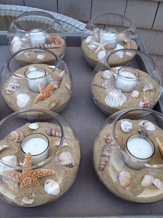 Beach Themed Table Decorations