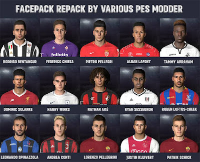 PES 2017 Repack Faces by Various Modder