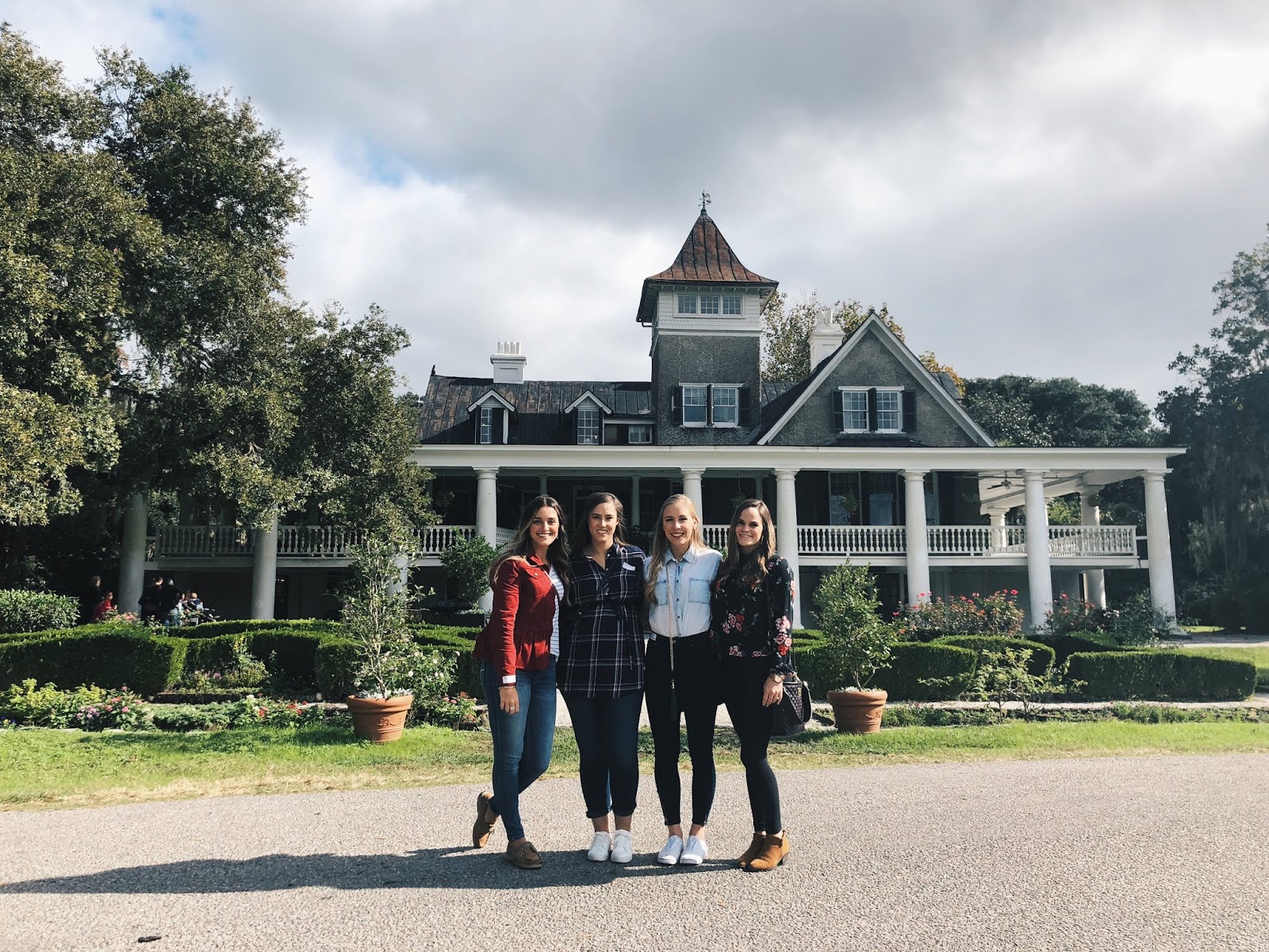 Friends at the Magnolia Plantation in Charleston, SC