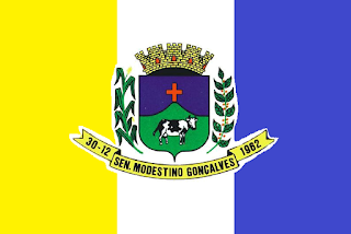 Bandeira de Senador Modestino Gonçalves MG