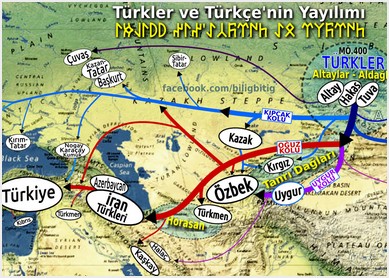 Türkler ve Türkçenin yayılımı