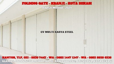 GAMBAR, DAFTAR, HARGA, PINTU, LIPAT, FOLDING GATE, BESI, GALVALUM, PVC, PER METER, MURAH, KRANJI, TERBARU, 2024