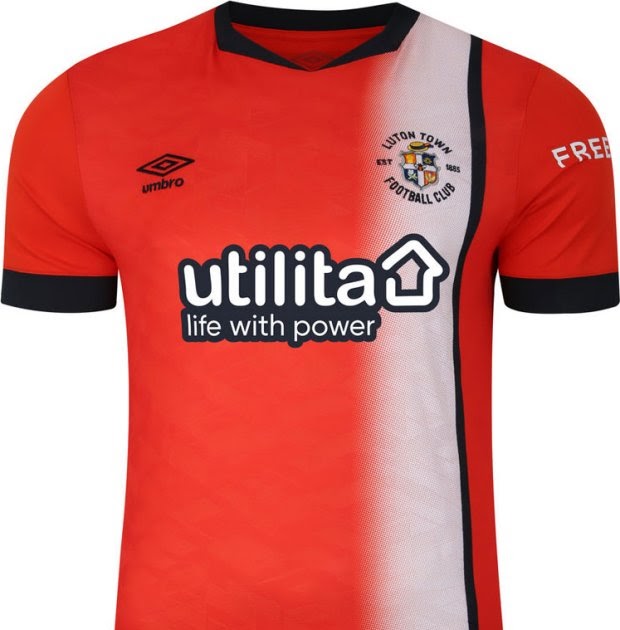 Loja loucos por futebol - Camisa oficial Umbro Luton Town 2020 2021 III  jogador