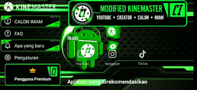 Download APK Kinemaster Pro Mod 'Green 5.0.8' [NO WATERMARK]