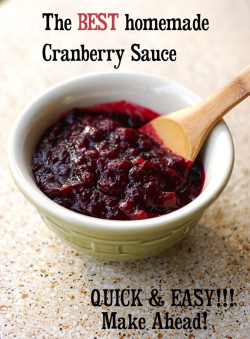 The best cranberry sauce 