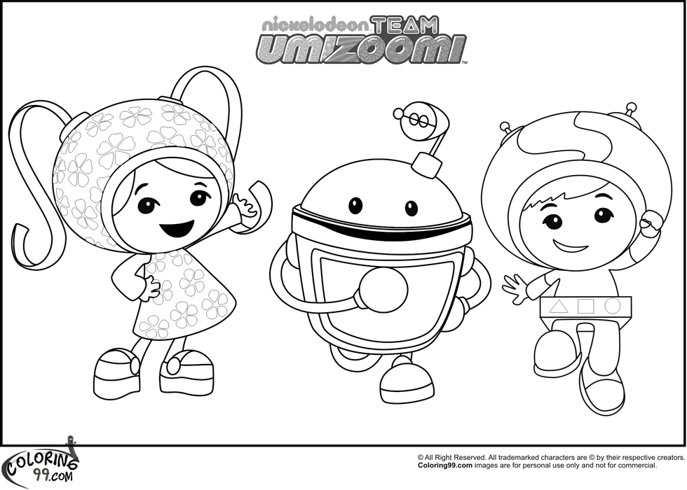 Team Umizoomi Coloring Pages 6