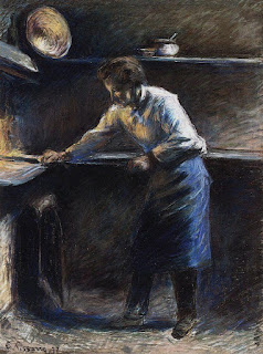 Eugene Murer at His Pastry Oven, 1877