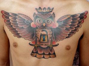 Owl Tattoos, Tattooing