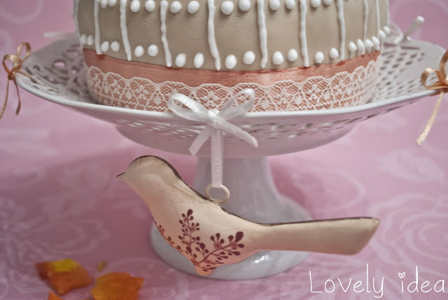 shabby chic cake