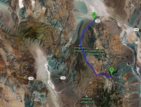 map  to Aguereberry Point