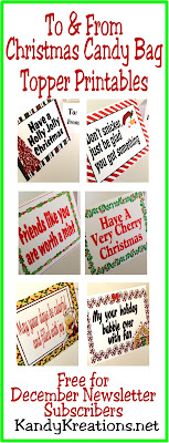 Decorate your Christmas presents with a little extra fun this Christmas! Use these free printable bag toppers filled with your favorite Christmas candy for a special treat for everyone on your Christmas list.