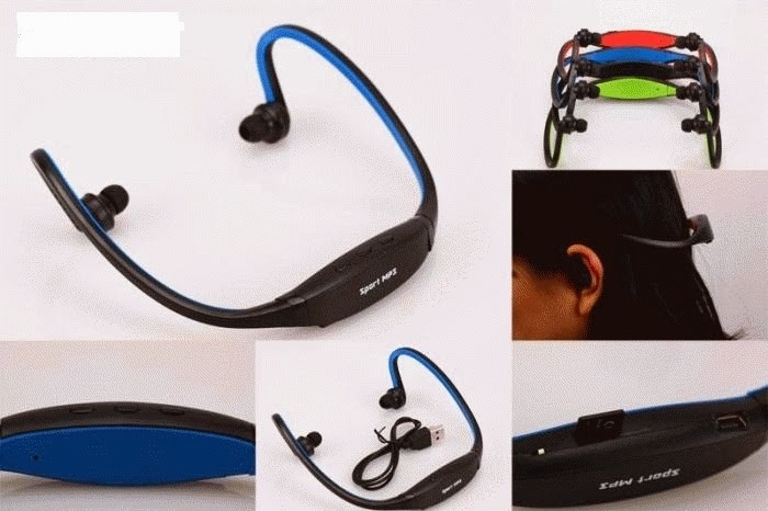 Mp3 Sport Player Headset Original