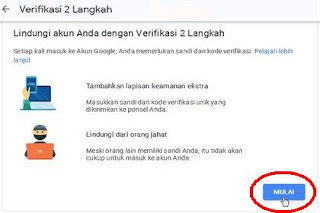 Lindungi Akun Dengan Verifikasi Dua Langkah di Google