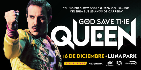 Concierto GOD SAVE THE QUEEN en Buenos Aires Argentina
 | ESTADIO LUNA PARK