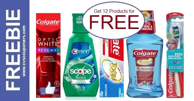 Get 12 Colgate Products for FREE at CVS 8-22-8-28