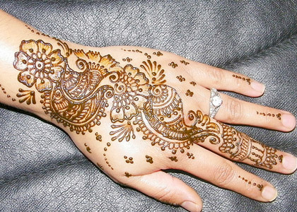 Arabic henna mehndi designs